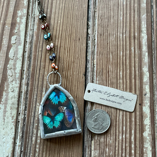 Frida Kahlo Necklace - Wide Altar Shape
