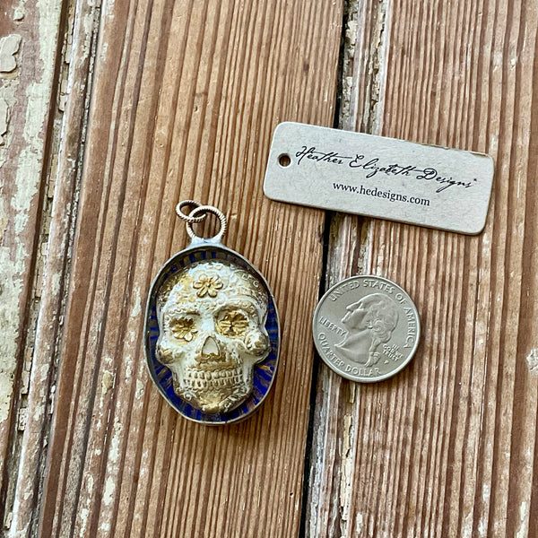 On Sale! Sugar Skull Pendant Only (no chain)