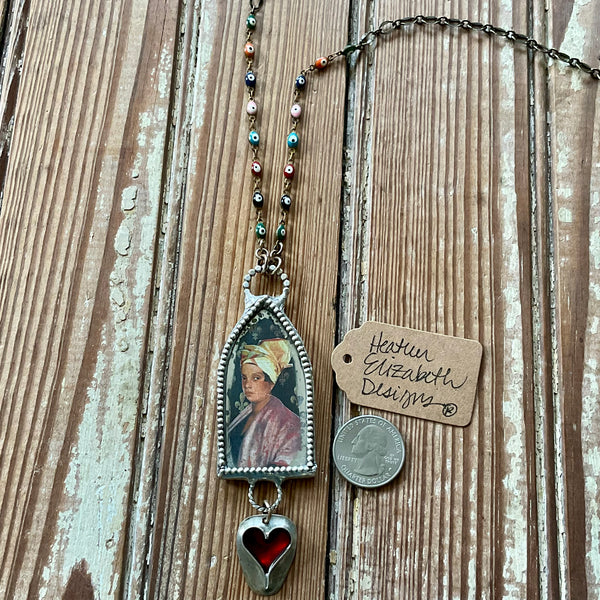 Marie Laveau with Red Heart
