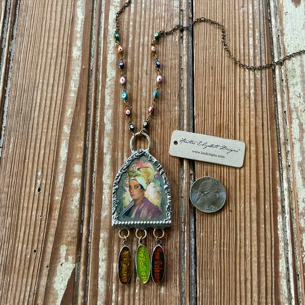Marie Laveau Necklace with Charms