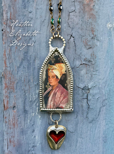 Marie Laveau with Red Heart